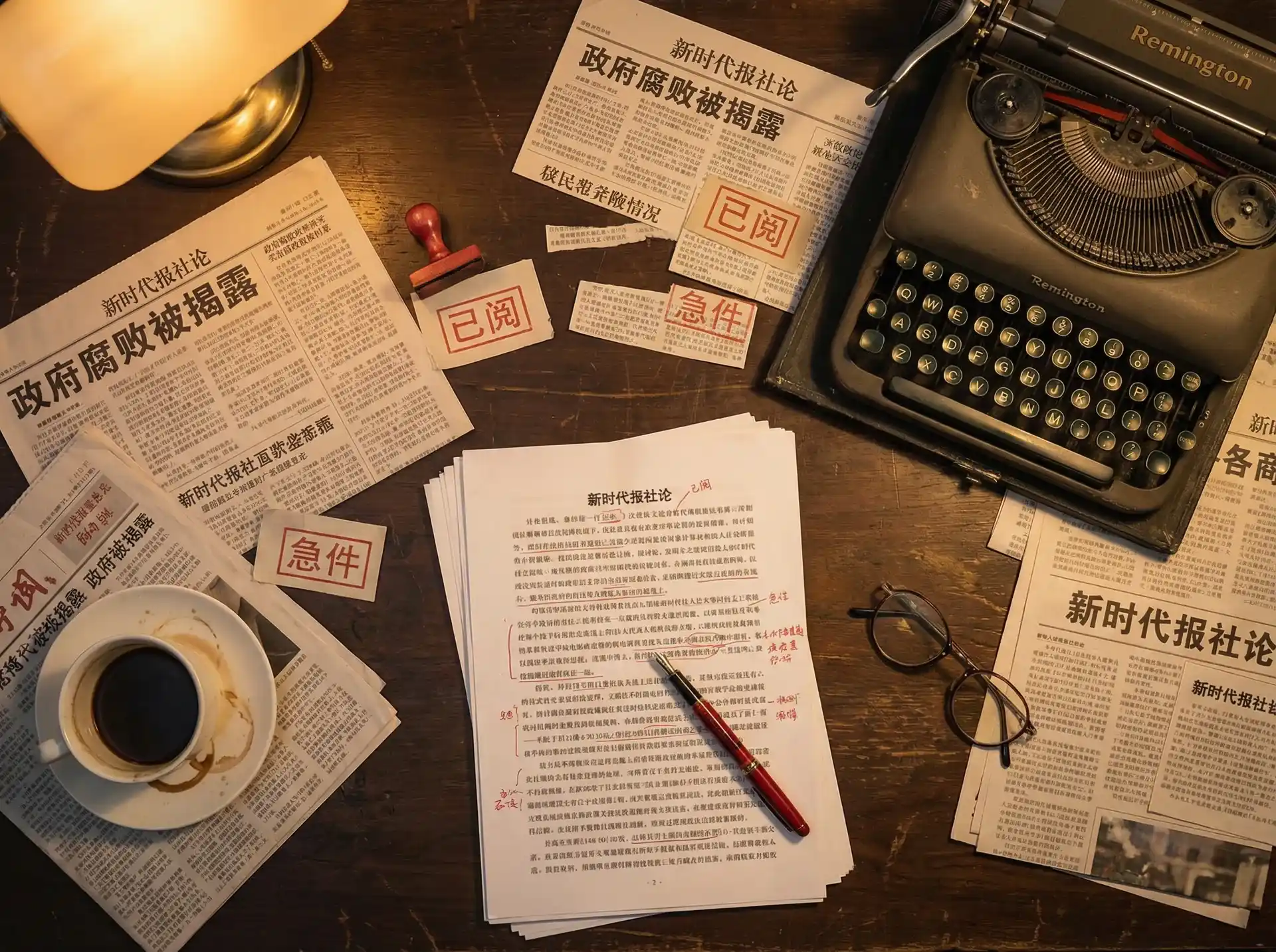 优越会官网 - 报社编辑部工作场景